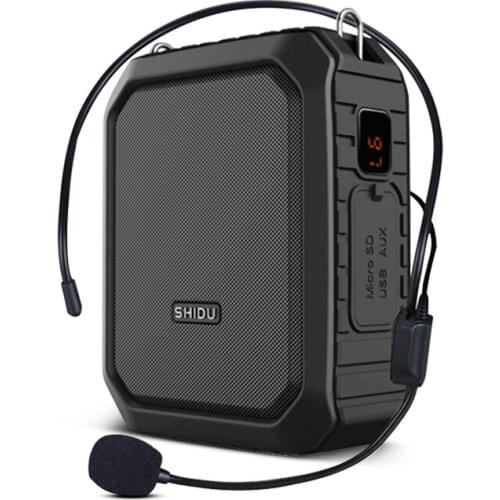 SHIDU 18W Loud Sound Waterproof Portable Voice Amplifier for Outdoor Teaching Training