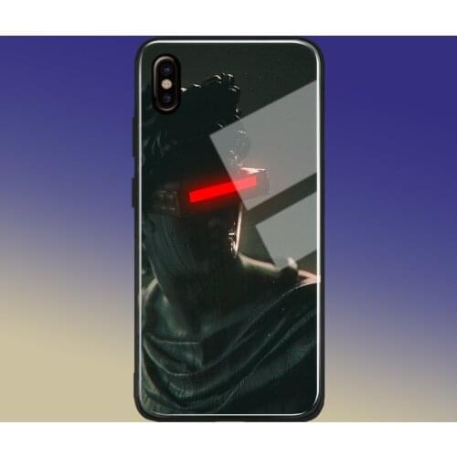 Aesthetic Vaporwave Creativity luxury Tempered Glass Soft Silicone Phone Case Shell For iPhone 6 6s 7 8 Plus X XR XS 11 PRO MAX