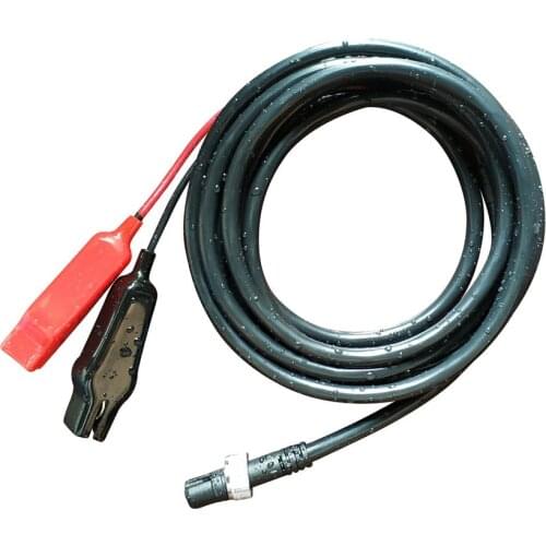 Replacement Power Cord Power Cable Battery Connecting Line Double Connectors 3M for Daiwa/ Shimano Electric Fishing Reels Parts