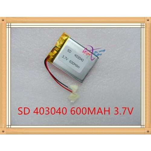 Rise of energy 3.7V lithium battery tachograph shipping 043040 600mAh speakers general rechargeable polymer batteries