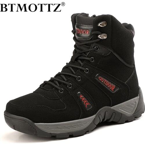 Tactical Military Boots Men Special Force Desert Combat Army Boots Outdoor Hiking Ankle Boots Casual Shoes Men Winter Work Shoes