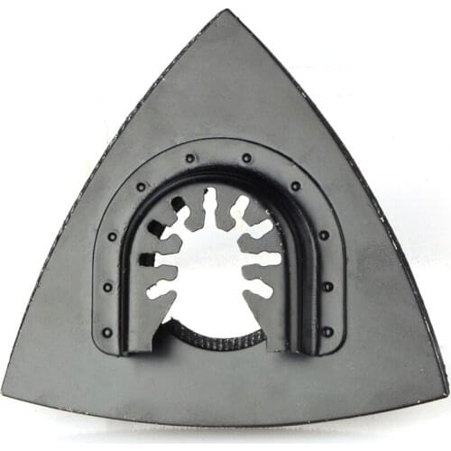 Triangular Oscillating Tool Sanding Pad Quick Release Fits For Dremel Multi Tool 82mm