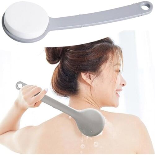 High Quality Skin Cleaning Exfoliating Rubbing Back Mud Back Scrubber Shower Brush Bath Sponge Bathing Tools