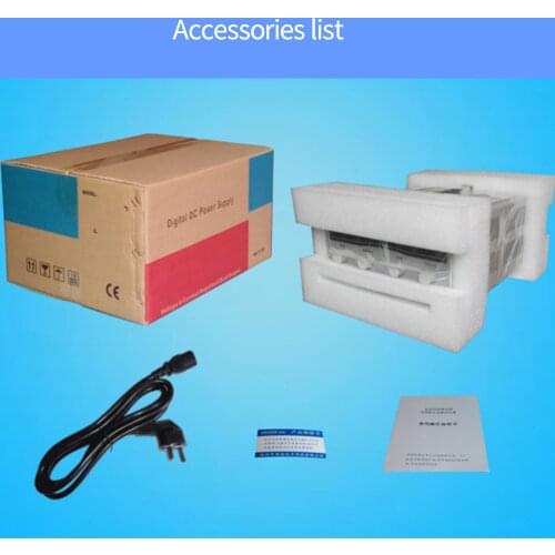 Wanptek KPS6020D High precision High Power Adjustable LED Dual Display Switching DC power supply 220V EU 60V/20A