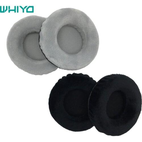 Whiyo 1 Pair of Velvet Ear Pads for Isk HD9999 Headphones Cushion Cover Earpads Replacement Parts