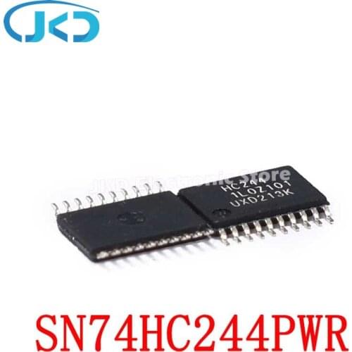 10pcs 74HC244PWR 74HC244PW 74HC244P 74HC244 TSSOP-20 New IC