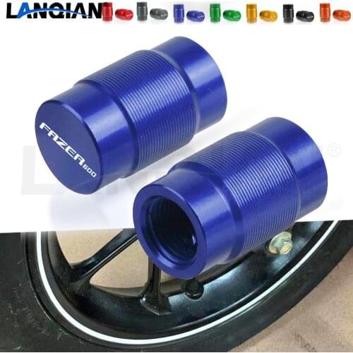 For Yamaha FZ6S FZ6N FAZER 600 Motorcycle Aluminum Wheel Tire Valve Stem Caps FAZER 600 FZ 6S FZ 6N 1998-2010 2009 Accessories