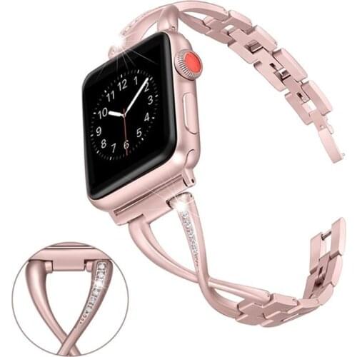 2021 bracelet For Apple Watch band 44 mm 40mm iWatch band 42mm/38mm silm Stainless steel Sports loop Apple watch series 4 3 5 6