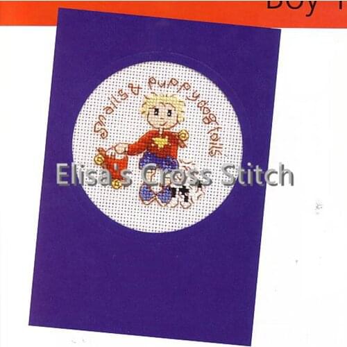 CD256 16ct DIY Greeting Card Special Art Popular Full Set CrossStitch Greeting Card Birthday Christmas Gift Snails Puppyaog