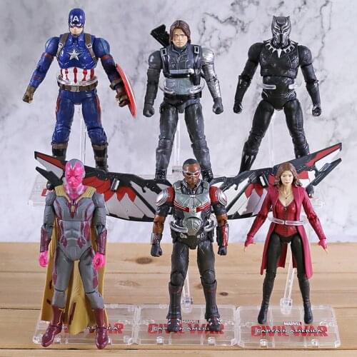 Avengers Endgame Iron Man Captain America Ant Man Hulk Spiderman Thanos Black Widow Panther Scarlet Witch PVC Action Figure Toy