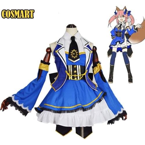 FGO Fate Grand Order Extra CCC Caster Tamamo no Mae Cosplay Costume SJ Uniform Lolita Dress Halloween Suit For Women Outfit New