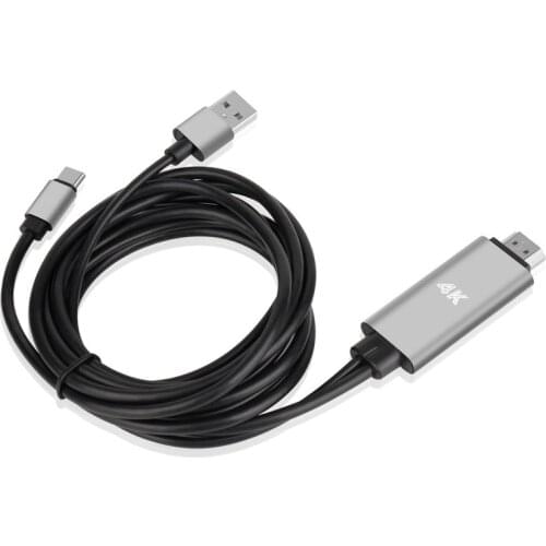 4K Type C Phone To TV HDTV Video Cable HDMI-compatible Typec Adapter Converter for MACBOOK for Samsung S21 S20 S10 for Huawei