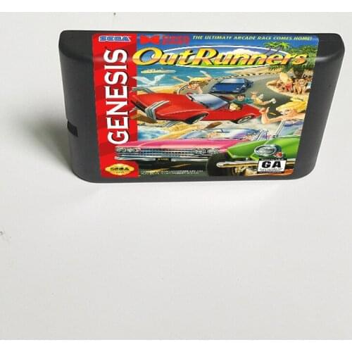 OutRunners - 16 Bit MD Game Card for Sega Megadrive Genesis Video Game Console Cartridge