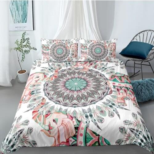 3D Bohemian Duvet Cover Set Bedding Set comforther Cases Pillow Covers Double Single Full Twin King Queen Size Custom Bed Linens