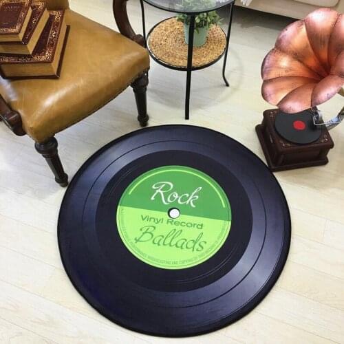 150cm Round Carpet Living Room Retro Disc Dining Table Carpet Floor Mat Swivel Chair Hanging Basket Floor Mat Can Be Customized
