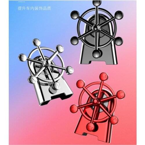 [MIX] 10PCS Romance Ferris Wheel Car Conditioner Air Outlet Aromatherapy Clip Air Freshener Deodorization Perfume Decoration