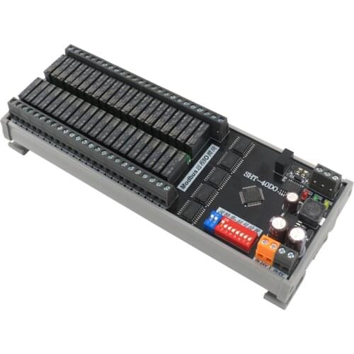 8 16 32 48-channel remote IO module transmission distance 1200 meters RS485 Modbus RTU acquisition control communication
