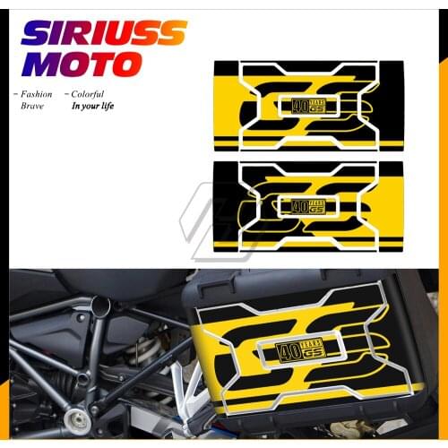 Motorcycle Sticker Case for BMW Vario Case 2004-2012 R1200GS R1250GS F850GS F700GS F800GS Decals