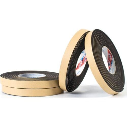 3MM Thickness Single Sided Adhesive Waterproof Weather Stripping Foam Sponge Rubber Strip Tape For Window Door Seal Strip Cocina