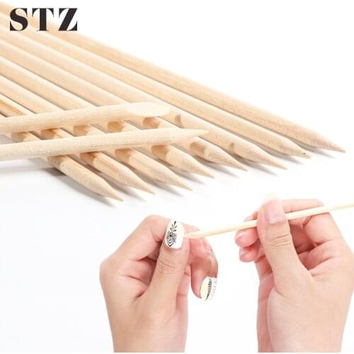 STZ 3 Types Nail Art Orange Wood Stick Pusher Remover Picker Cuticle Nail Designs Manicure Pedicure Care Tools Accessories #709