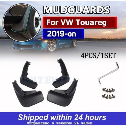 Front Rear Mud Flaps for VW Touareg 2018 2019 Mudguards Fender Splash Guards Mud Flap Car Accessories