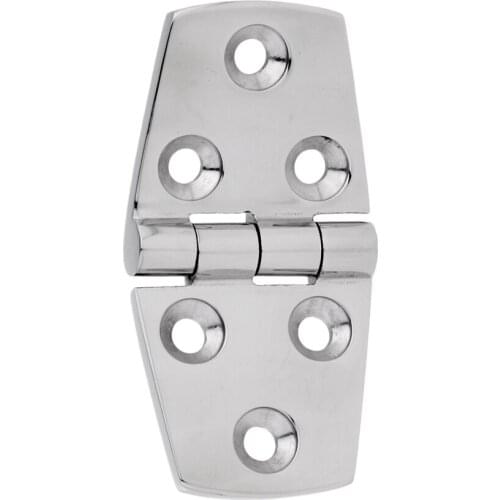 8Pcs 316 Stainless Steel Casting Hinge Door Hinge for Boat Yacht RV 76x38MM