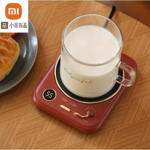 Retro heating coaster smart home insulation coaster new office portable 55 degree constant temperature coaster for xiaomi youpin