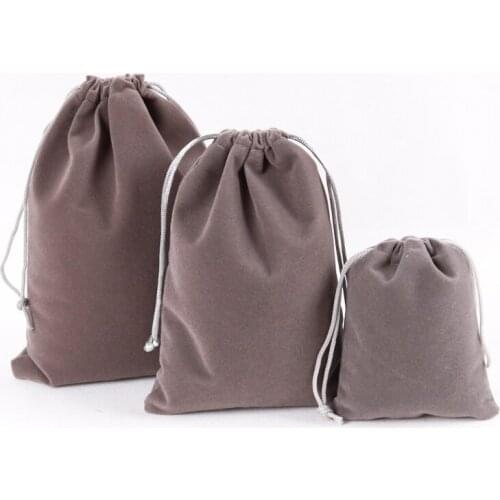 Direct Manufacturer high quality drawstring velvet bag for mobile phone HDD accessories gift jewelry pouch wholesale