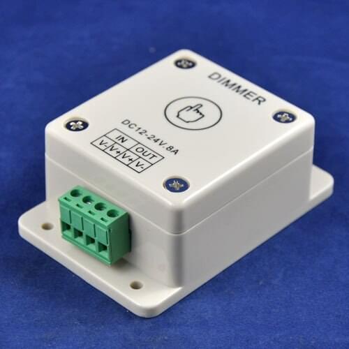 20pcs/lot DC 12V 24V 8A Touch Dimmer for Single Color LED Strip / Dimming Controller Switch