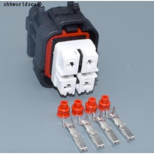 Shhworldsea 2.2mm 4 Pin Automotive Gasoline Pump Plug Socket Electric Fuel Pump Connector For Toyota Mazda