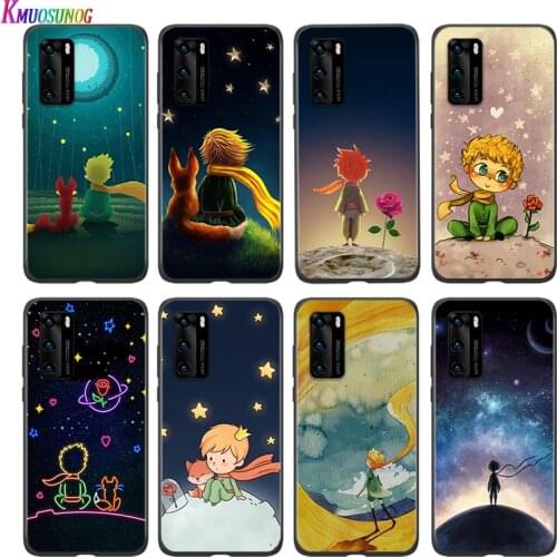 Silicone Cover Lovely little prince For Huawei P 50 P40 P30 P20 P10 P9 P8 Pro Plus Lite E mini 2017 2019 Phone Case