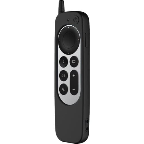 Silicone Anti-fingerprint Protective Sleeve Classic Anti-dust Mobile Phone Shape Cover for 2021 TV 4K Remote Controller