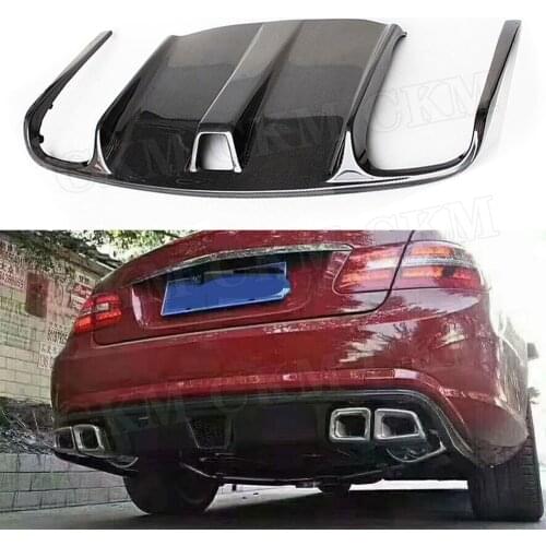 Carbon Fiber Rear Bumper Extension For Mercedes Benz W207 C207 Coupe E260 E300 E350 Sport 2 Door 2009 - 2012 FRP Rear Lip
