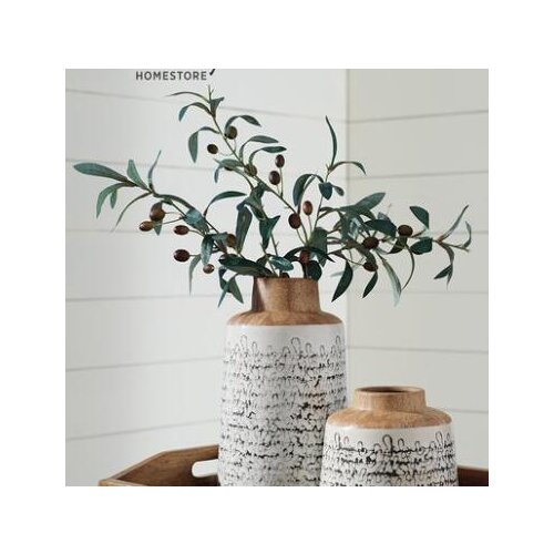 Home centerpiece flower vase hand paint ceramic planter home decor tabletop vase American style set of 2