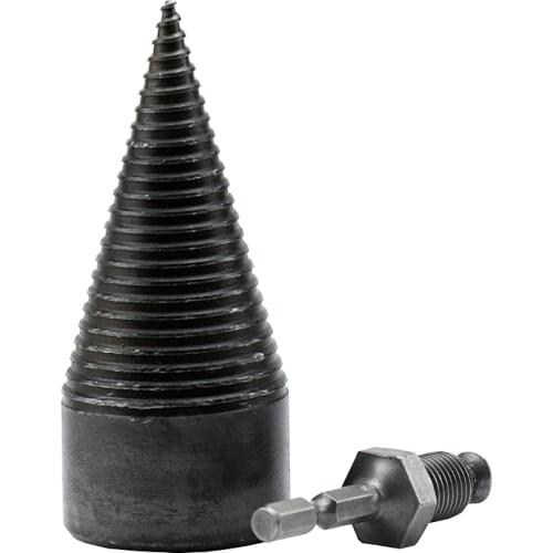 High Speed Steel Drill Bits Woodworking Tools Wood Splitter Screw Cones Bit Wood Drill 32/42mm Round Square Hexagonal Bit Drills