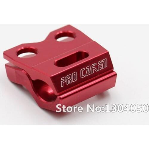 New Billet CNC Brake line Brake Hose Clamp For CR 125 250 CRF 250 450 R X For Motorcycle ENDURO Dirtbike RED