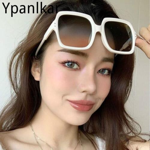 Square Sunglasses Women 2021 Driving Travelling Luxury Brand Designer Ladies Sun Glasses for UV400 Protection