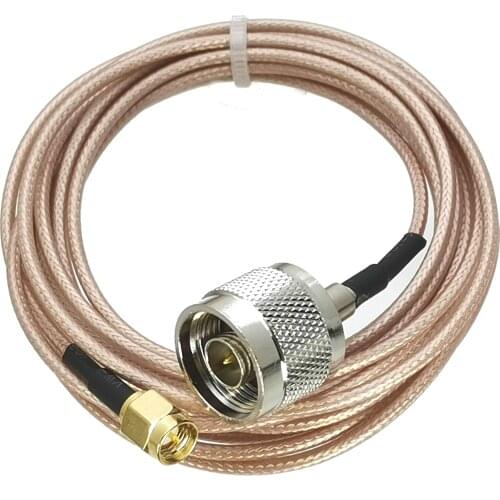 1Pcs RG316 Cable N male plug to SMA male plug Connector RF Coaxial Jumper pigtail 4inch~5M
