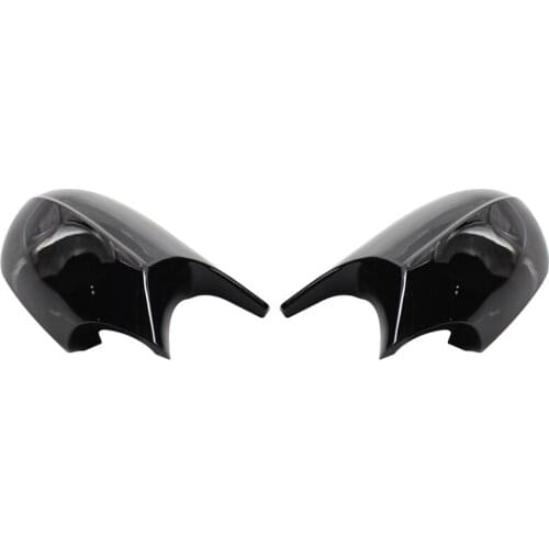 2PCS Car Rearview Mirror Cover Rear View Cap Trim for BMW- 1/3 Series E90 E91 E92 E81 2008-2011