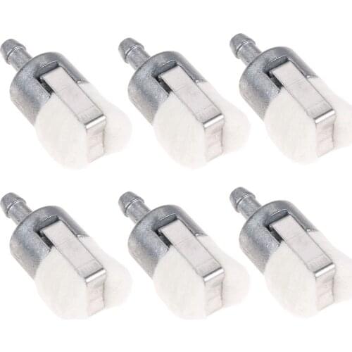 6Pcs Fuel Filters Fits for Echo 13120507320 13120507321 13120519830 13120519831 13120519832 Chainsaw 125-527 125-527-1