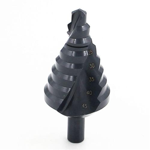 8 steps 10-45mm Nitriding Black Step Drill Bit Increment Drilling 8 Sizes Industrial Reamer Cone Drilling Hole Cutter Triangle