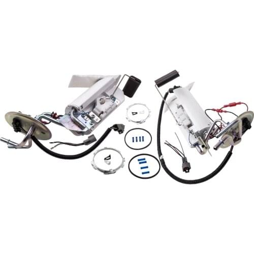 Petrol 2 Pcs Front Rear Electric Fuel Pump Module Assembly for Ford F-150 F-250 RE0153S, 2930191, 4011014, MU2005, FP5112