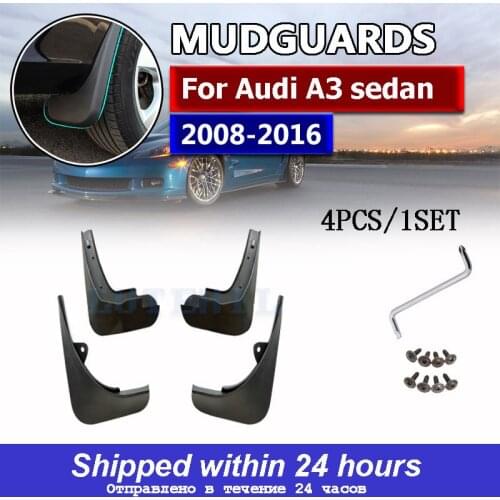 Car Mud Flaps For Audi A3 sedan 2004 2005 2006 2007 2008 2009 2010 2011 2012 Mudguards Splash Guards Fender Mudflaps