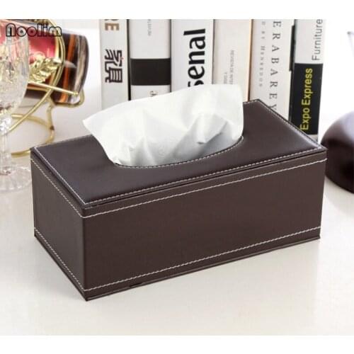 NOOLIM Paper Rack Elegant Royal Car Home Rectangle Shaped Tissue Box Container Towel Napkin Tissue Holder