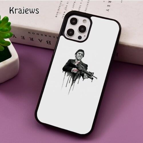 Scarfaces Tony Montana phone Case For iPhone 5 SE 2020 6S 7 8 Plus 12 mini 11 Pro X XR XS Max Samsung S8 S9 S10 coque Cover