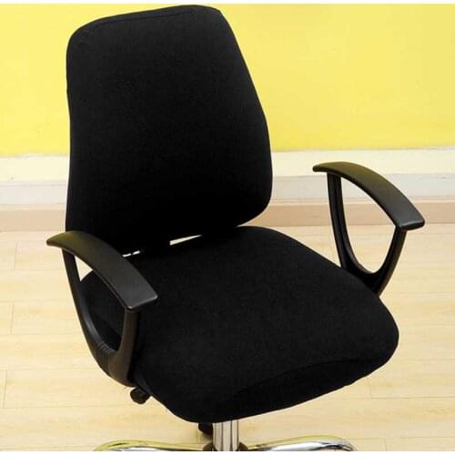 Stretch Office Chair Covers Polyester Split Computer Chair Cover Swivel Lift Armchair Seat Case Slipcovers for Living Room