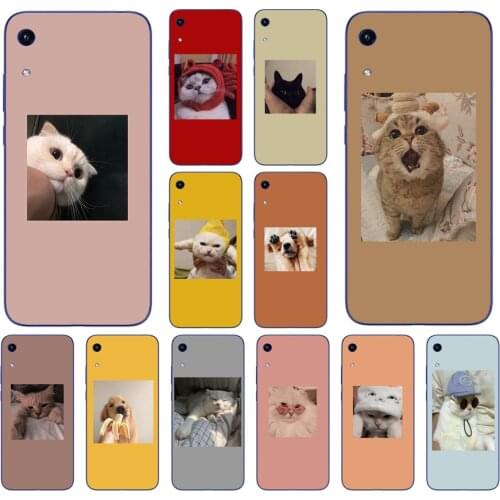 18AS Cute cat Soft Silicone Tpu Cover phone Case for Huawei Honor 8A 8S 9A 20 Prime 10i 20i Lite case