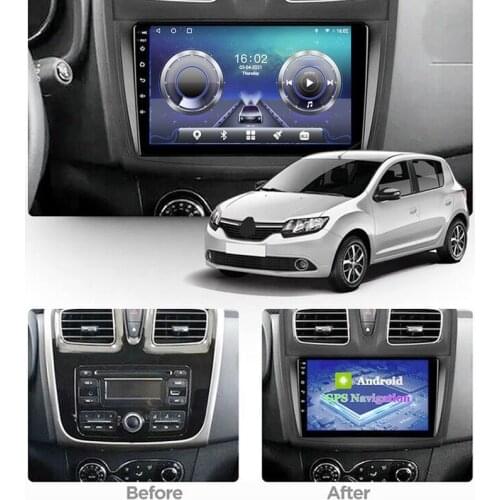 Car Audio Navigation GPS Carplay DVR 360 Birdview Around 4G Android System For Dacia For Renault Sandero 2 RS 2012~2020
