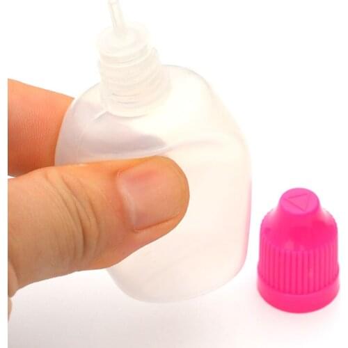 1pcs PE 30ml Plastic Bottle With Childproof Cap Dropper Bottles For E Cigarette eGo E Liquid Empty Bottle Free Shipping