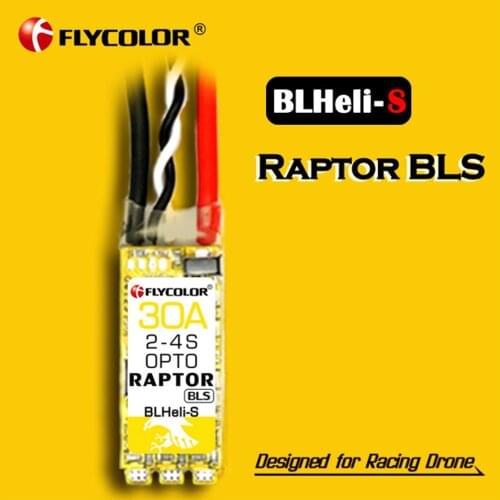 Flycolor Raptor BLS 2-3S Mini 15A ESC 2-4S 20A 30A ESC 3-6S 50A ESC OPTO for 90-450 RC Multicopter